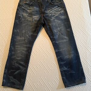 Rocawear Distressed Dark Blue Jeans